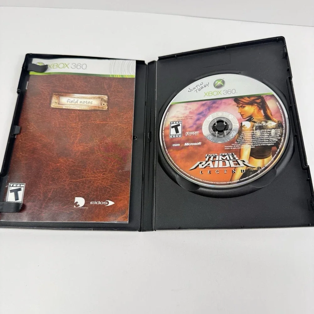 Lara Croft Tomb Raider: Legend Microsoft Xbox 360 CIB Complete Manual Tested